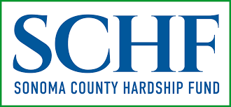 A logo for Sonoma County Hardship Fund